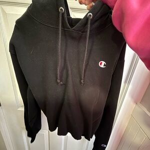Champion Black Pullover Hoodie
